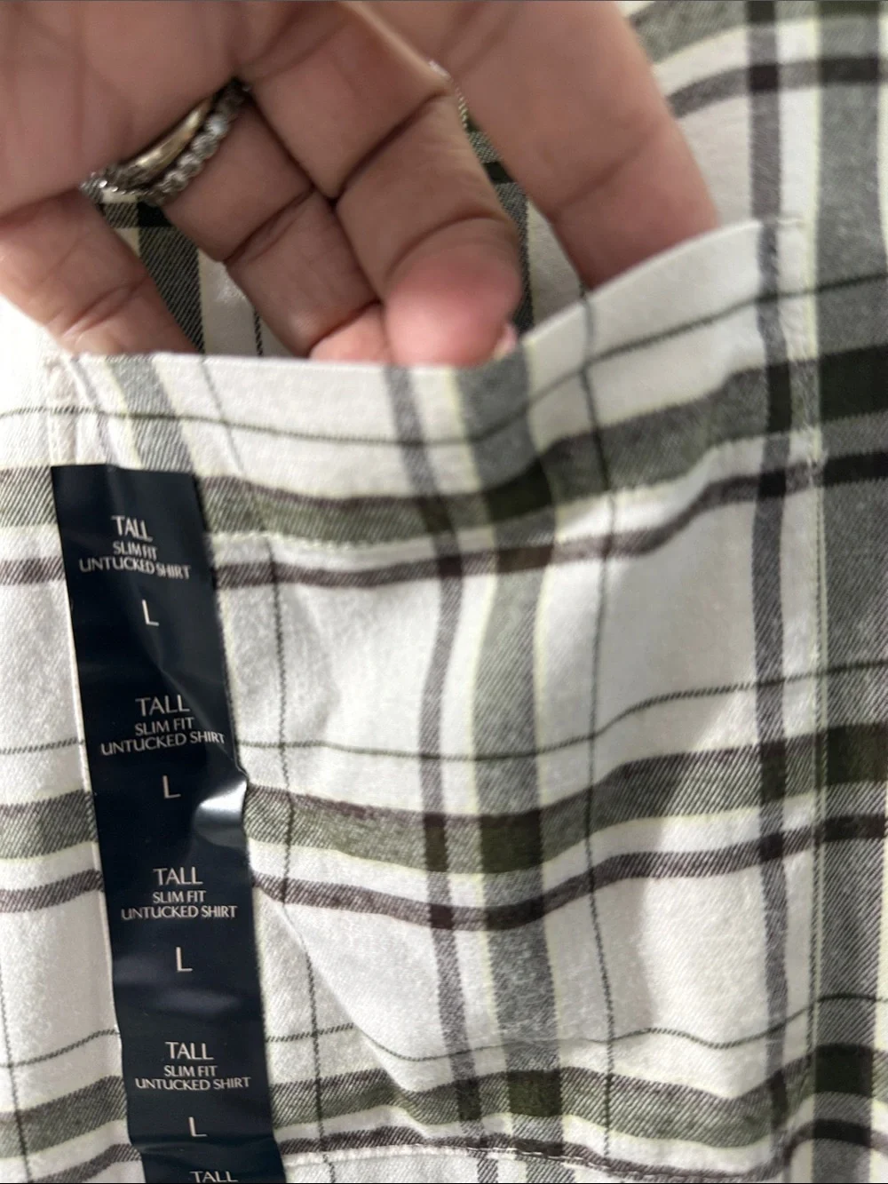 Banana Republic SLIM-FIT SOFTWASH COTTON SHIRT Size Large